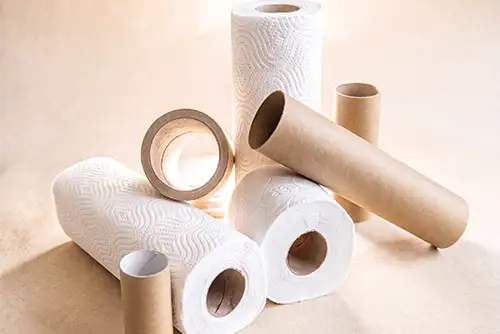 Hygiene&shy;hülsenpapier